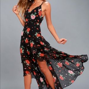 LULUS California Sunset high low dress